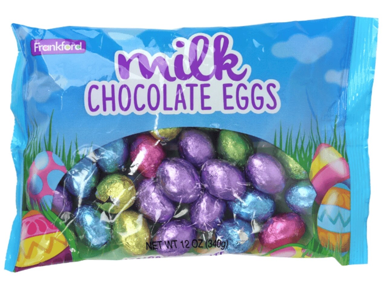 Frankford - 12 oz. - Frankford Milk Chocolate Easter Eggs Candy - 32 Count